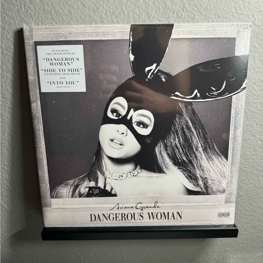 SEALED Dangerous Woman Purple and black Swirl Vinyl - Picture 2 of 3